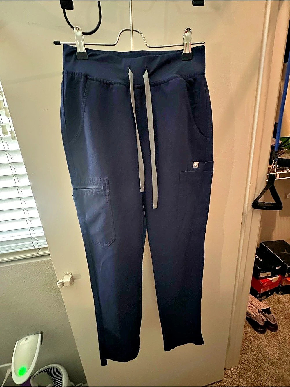 FIGS Technical Collection scrub pants Straight Leg Scrub Pants Blue Size XXS